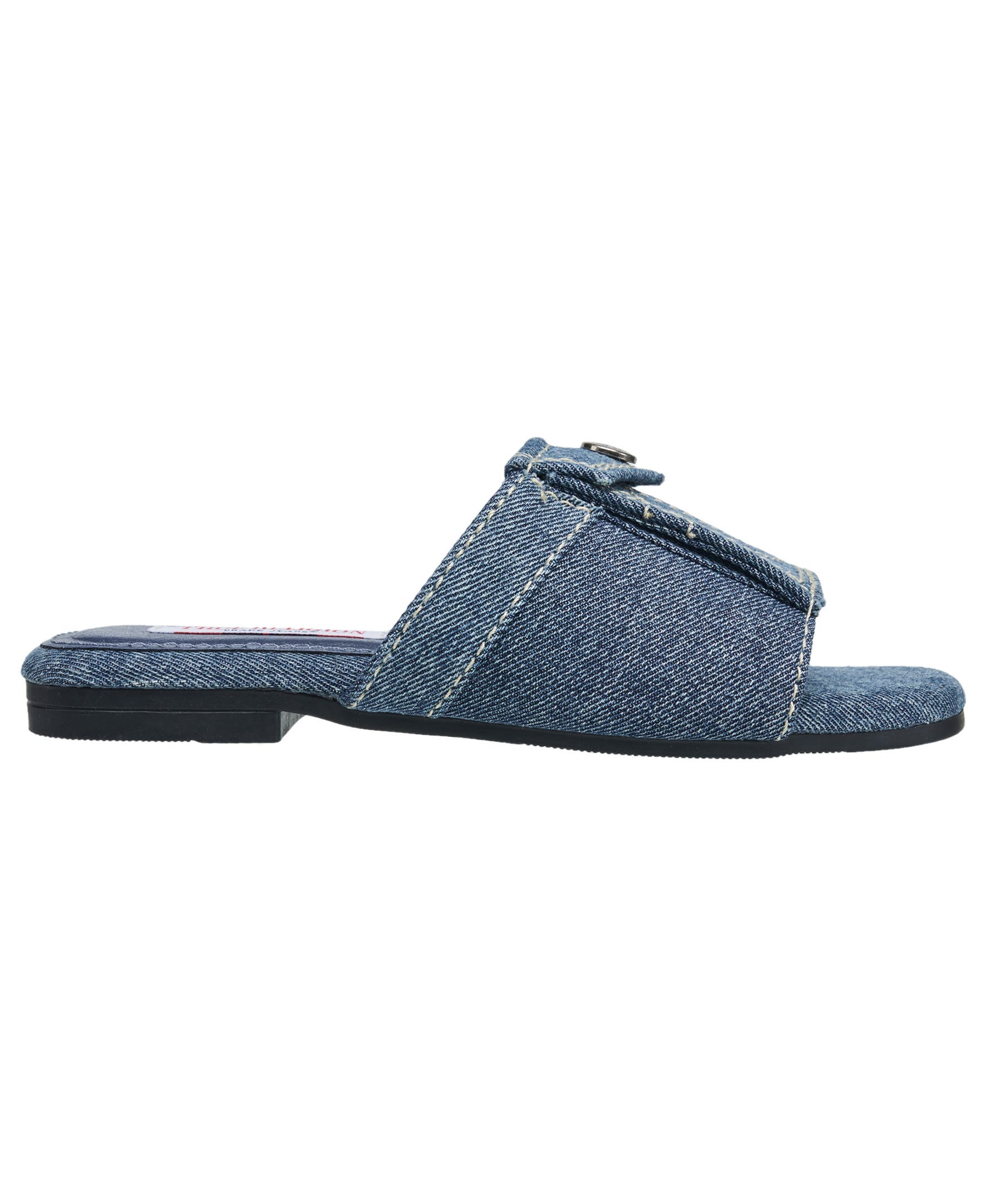 True Religion Jean Pocket Sandal, Alternate, color, Denim