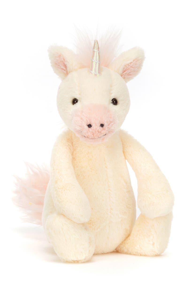 Jellycat Little Bashful Unicorn Stuffed Animal, Main, color, 