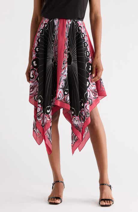 Longchamp Handkerchief Silk Skirt