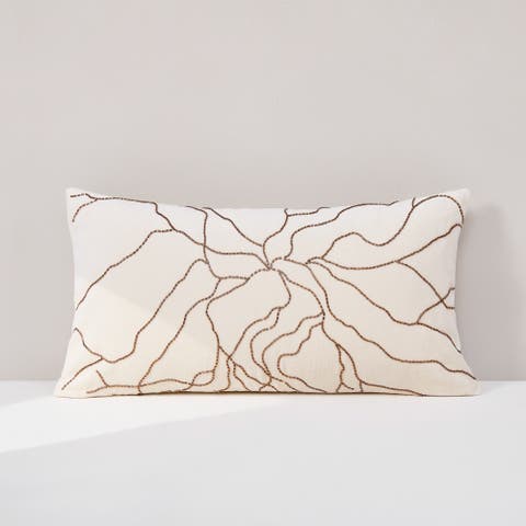 Roots Cotton Pillow Cover