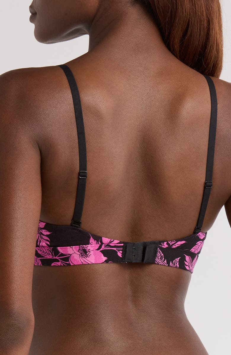 MeUndies FeelFree Bra, Alternate, color, Pink Bloom