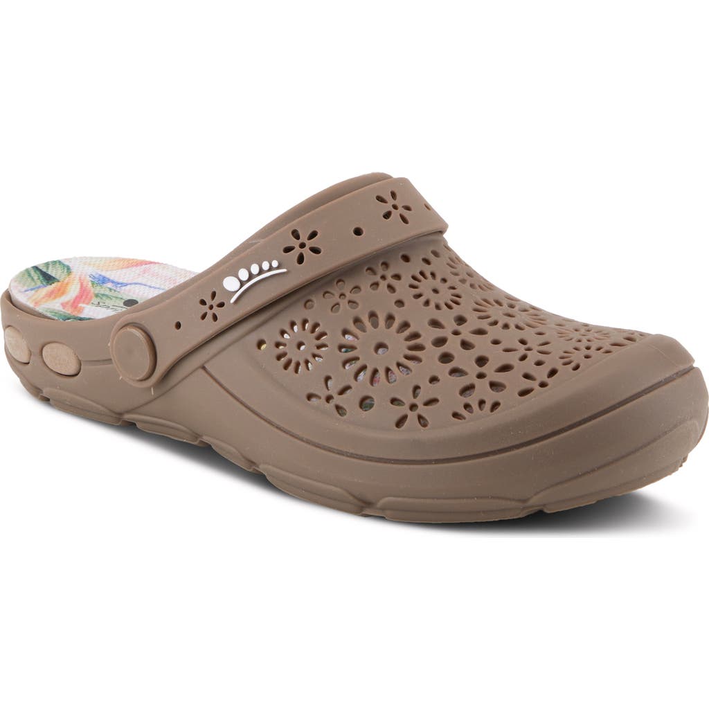 Spring Step Contigo Clog In Taupe