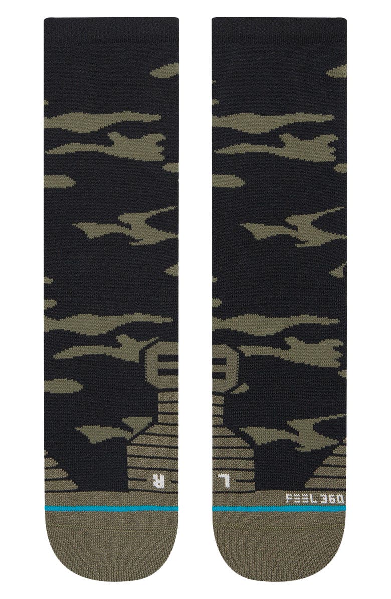 Stance Klickers Camo Performance Socks, Main, color, 
