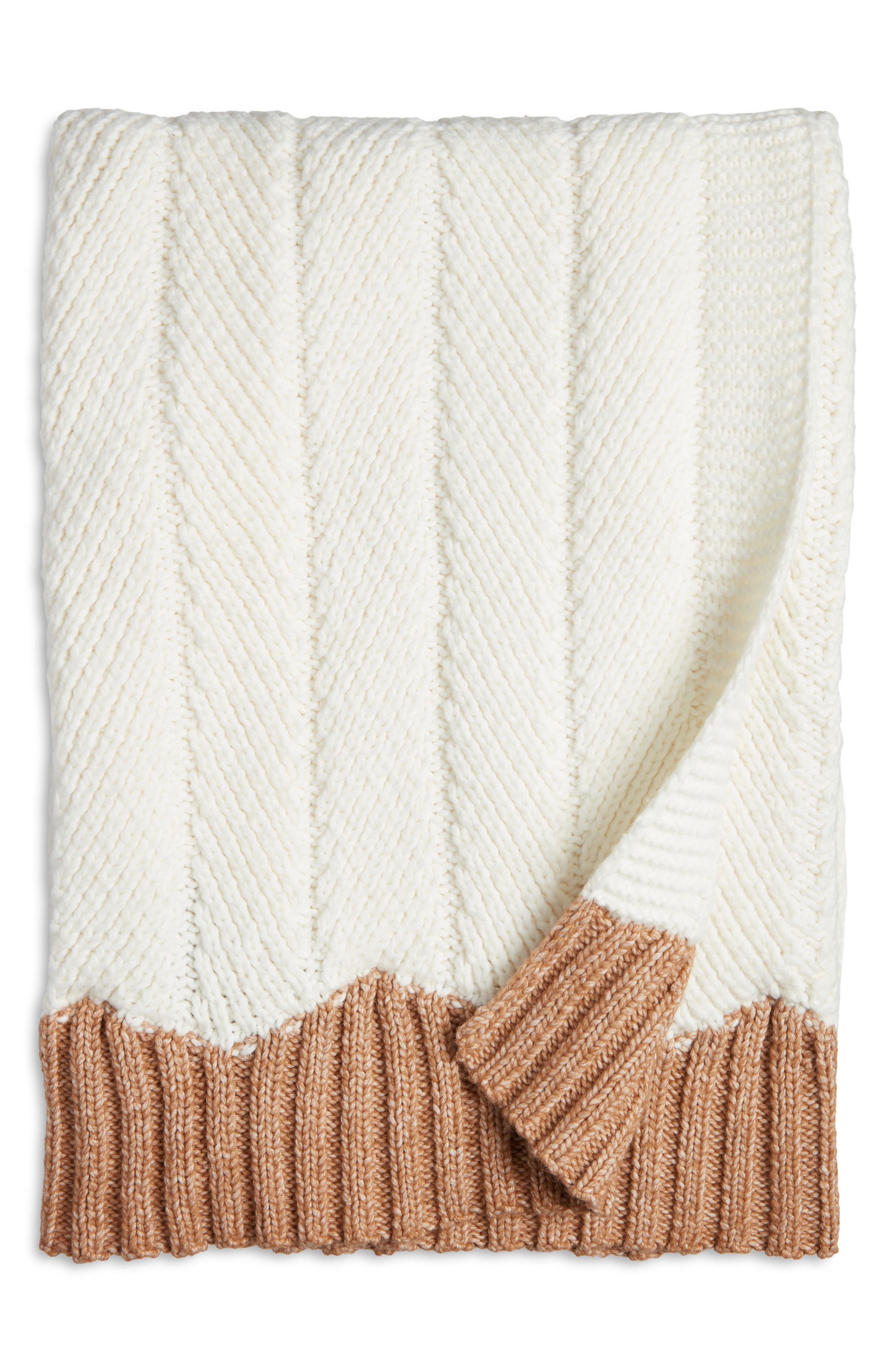 Nordstrom Sweater Knit Throw Blanket