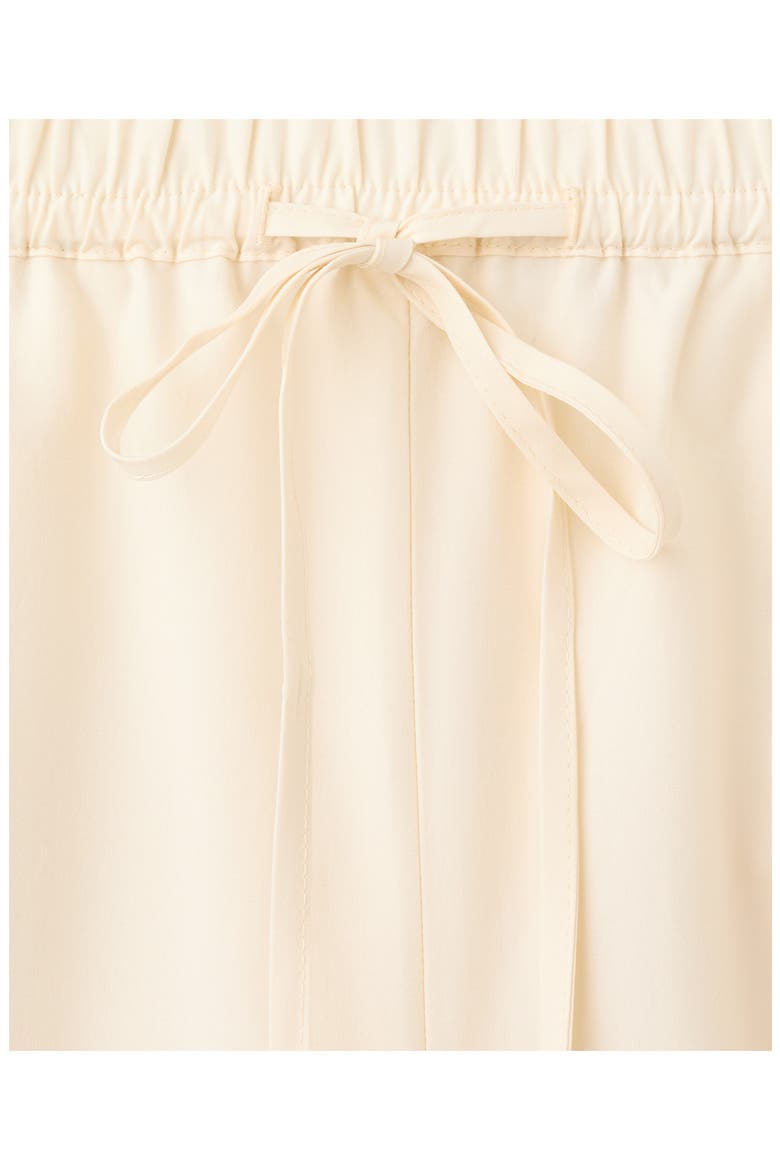 Embroidered Side Stripe Cotton Drawstring Pants, Alternate, color, ECRU