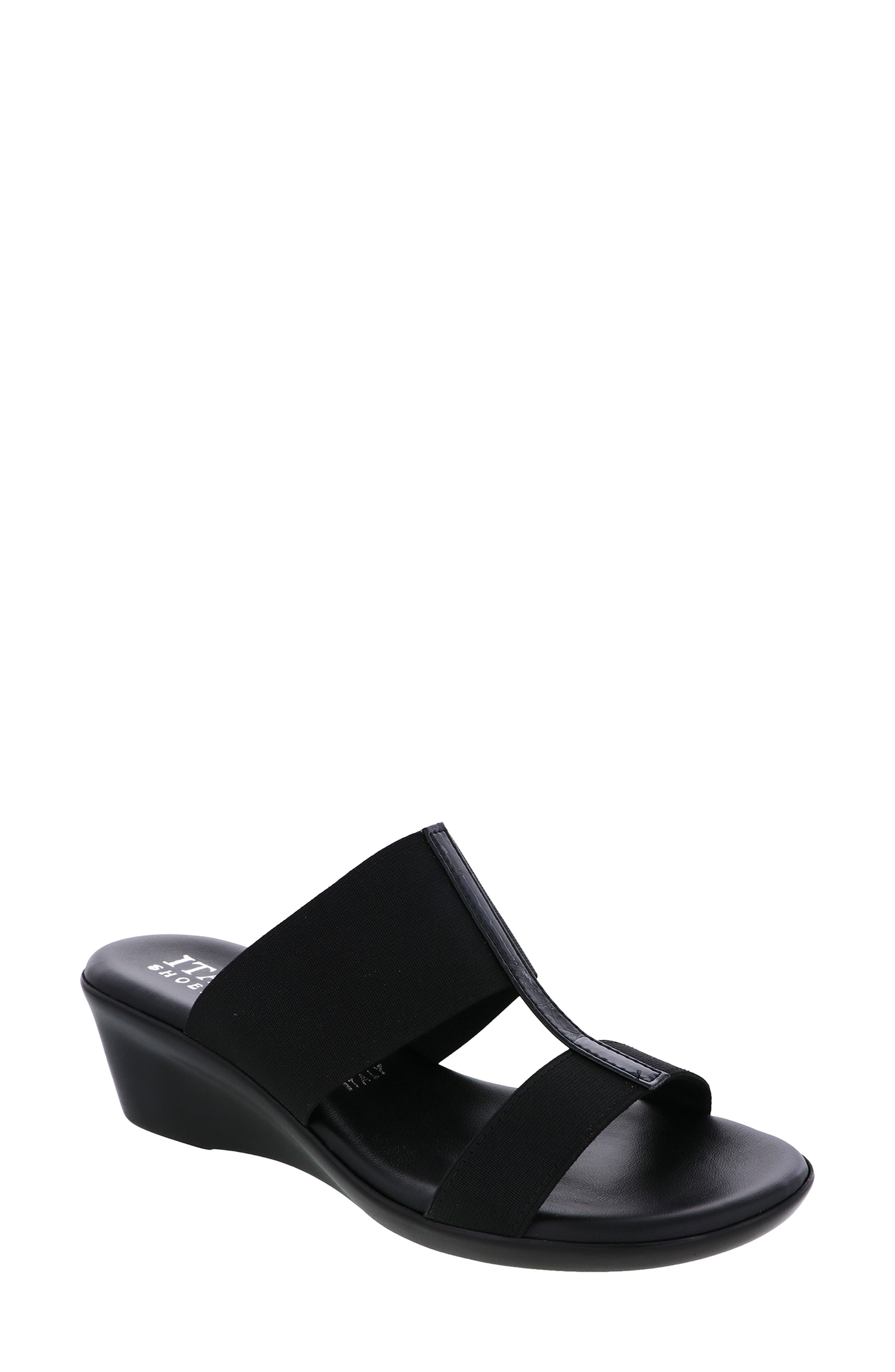 ITALIAN SHOEMAKERS Sadey Wedge Sandal, Main, color, 