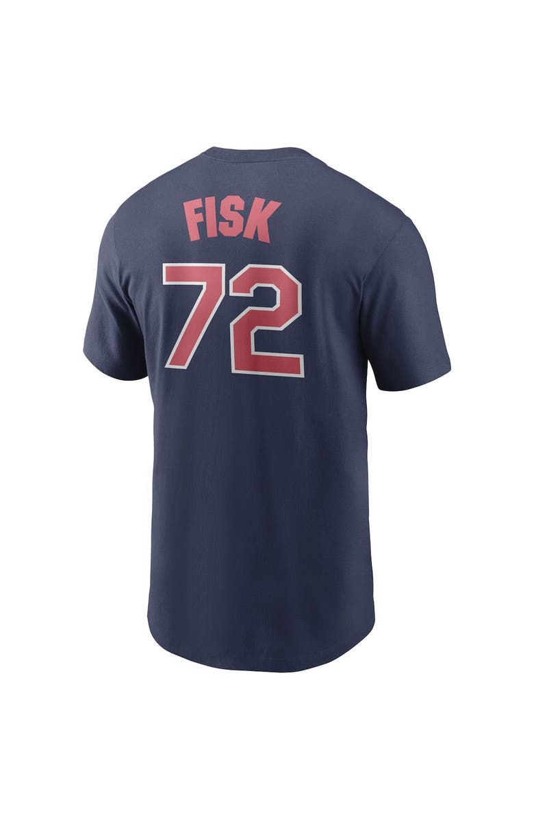 Nike Men's Nike Carlton Fisk Navy Chicago White Sox Cooperstown Collection Name & Number T-Shirt, Alternate, color, 