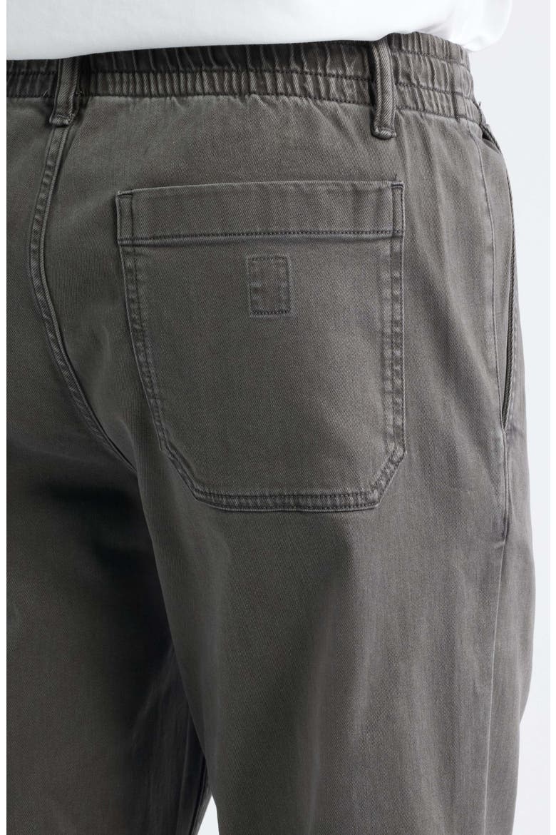 Benton Relaxed Fit Elastic Waist Cotton Blend Twill Pants, Alternate, color, DARK PEWTER