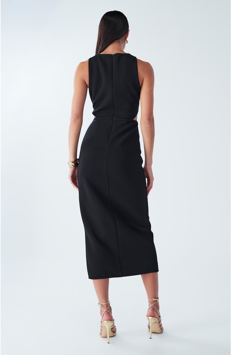 BWLDR Newark Midi Dress, Alternate, color, Black