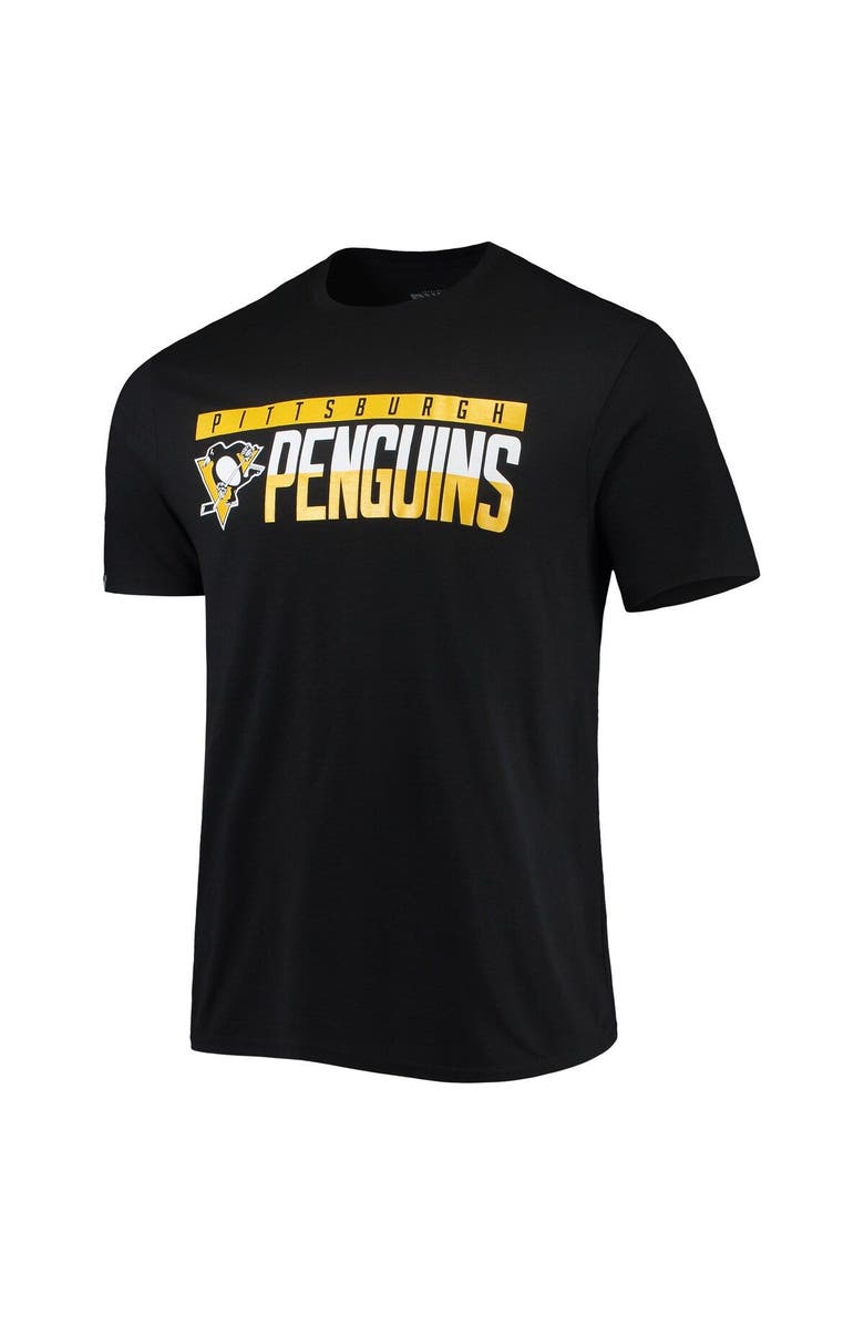 LEVELWEAR Men's Levelwear Black Pittsburgh Penguins Richmond Wordmark T-Shirt, Alternate, color,