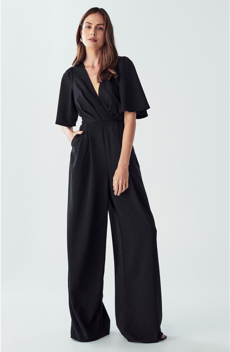 WILLA Omaha Jumpsuit, Alternate, color, Black Texture