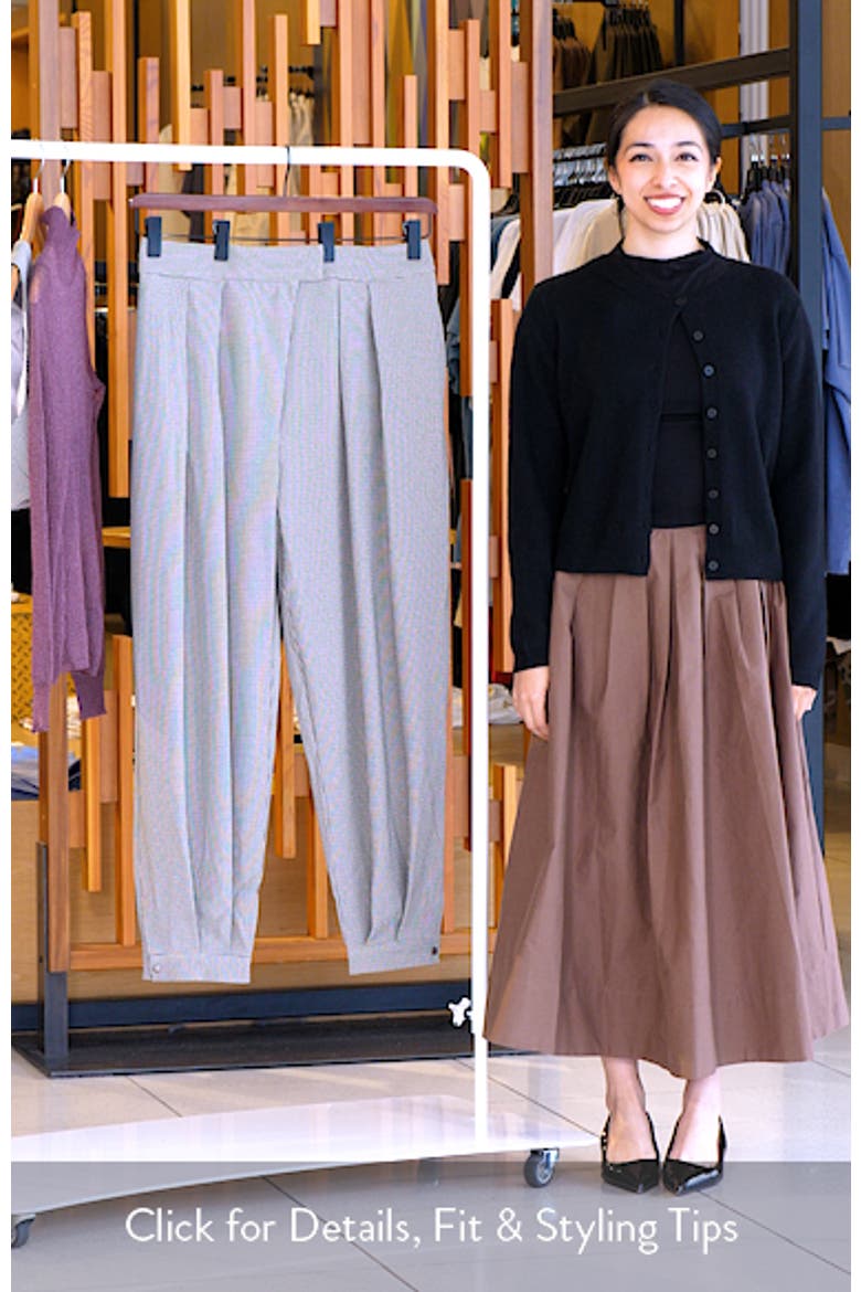 Tiffany Houndstooth Balloon Pants video