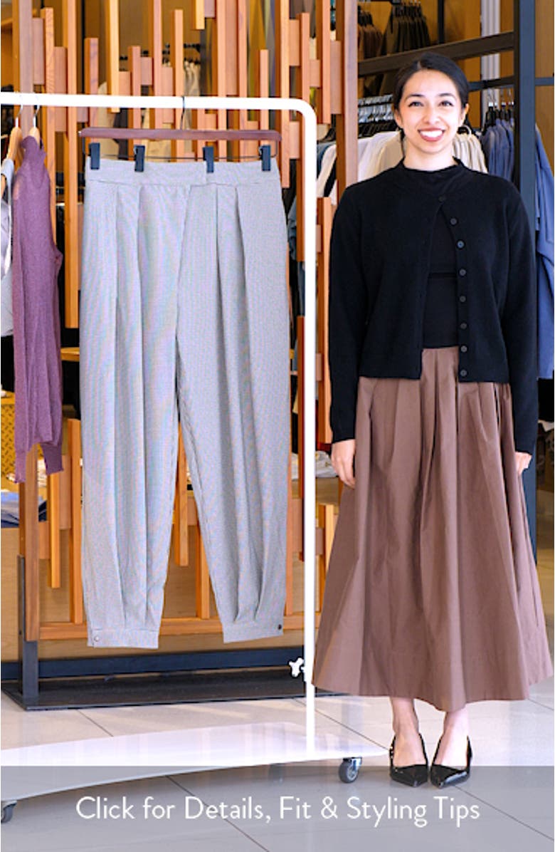 Tiffany Houndstooth Balloon Pants, sales video thumbnail