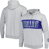 FANATICS Men's Fanatics Branded Heather Gray Dallas Mavericks Wordmark French Terry Pullover Hoodie