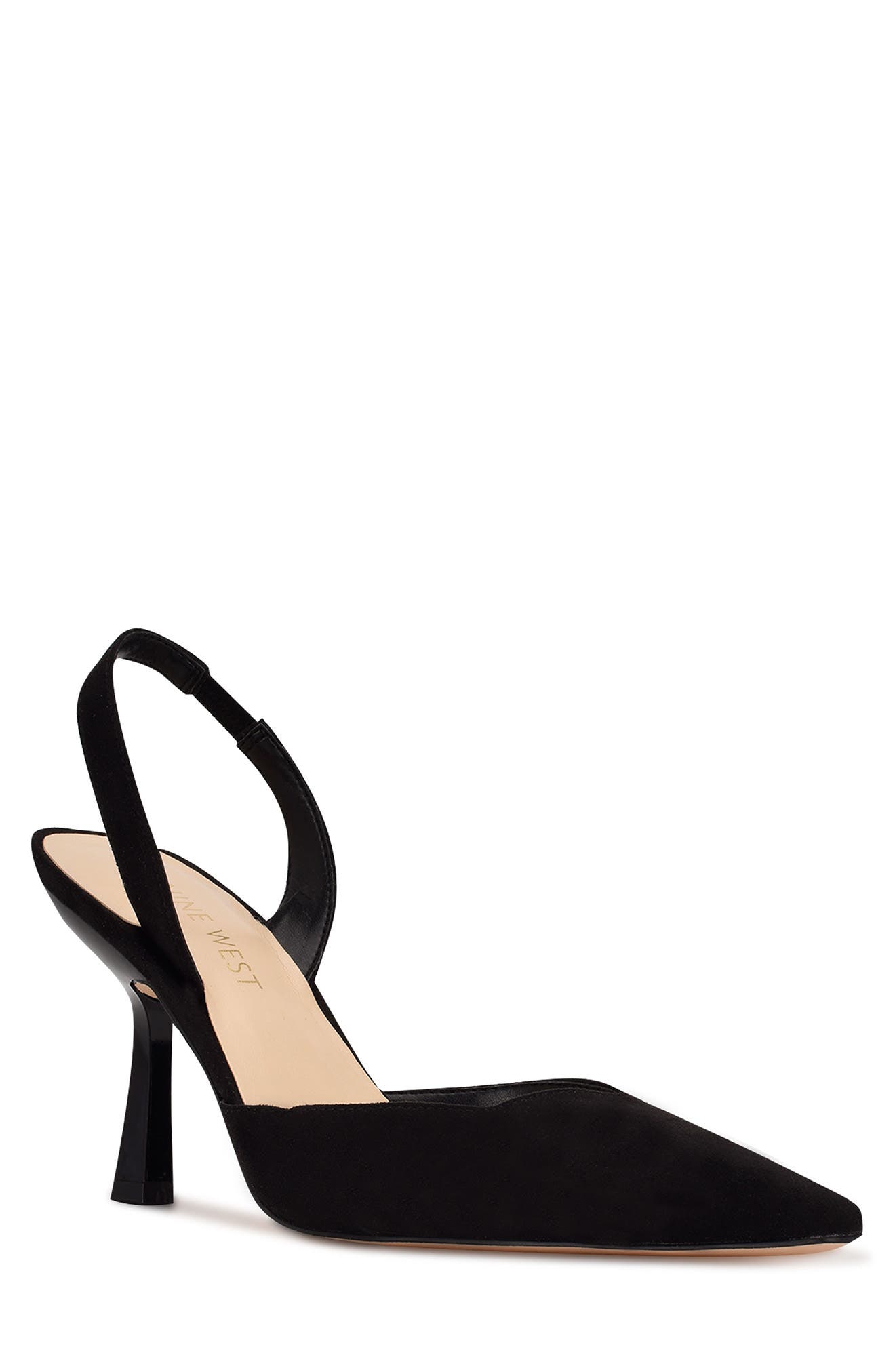 Nine West Savoy Luxe Pointed Toe Slingback, Main, color, 