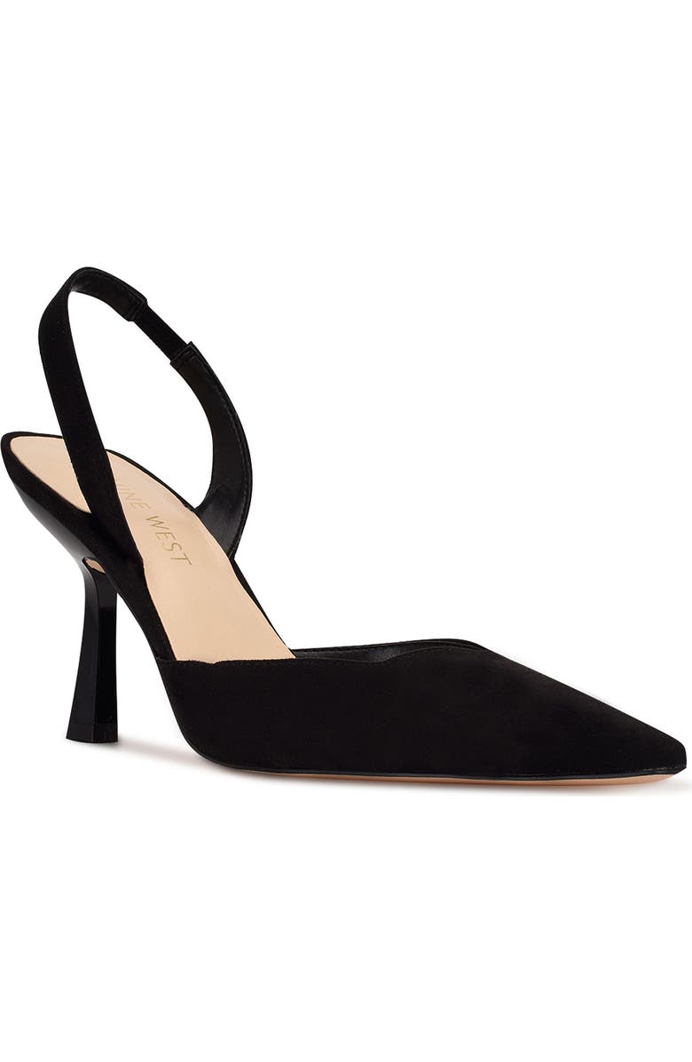 Nine West Savoy Luxe Pointed Toe Slingback, Main, color,