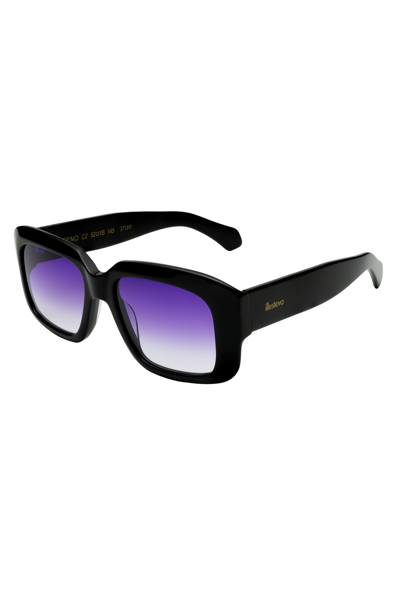 Geno Sunglasses, Alternate, color, Black / Purple