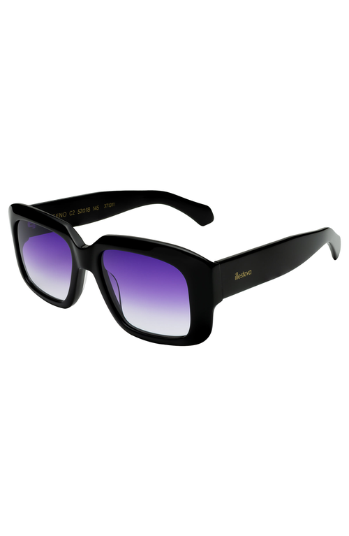 Illesteva Geno Sunglasses In Black