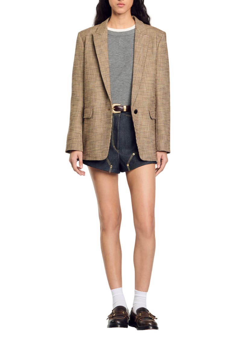 Suit jacket, Alternate, color, Brown