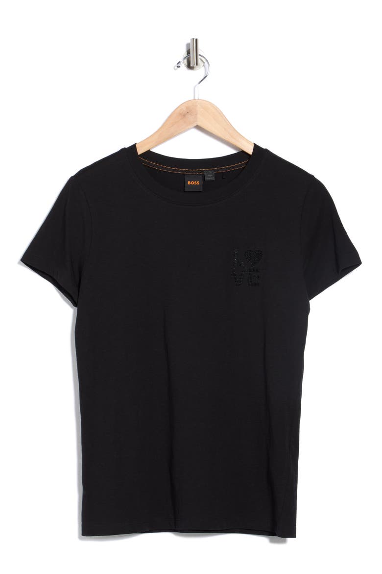 Crystal Cotton T-Shirt, Alternate, color, BLK
