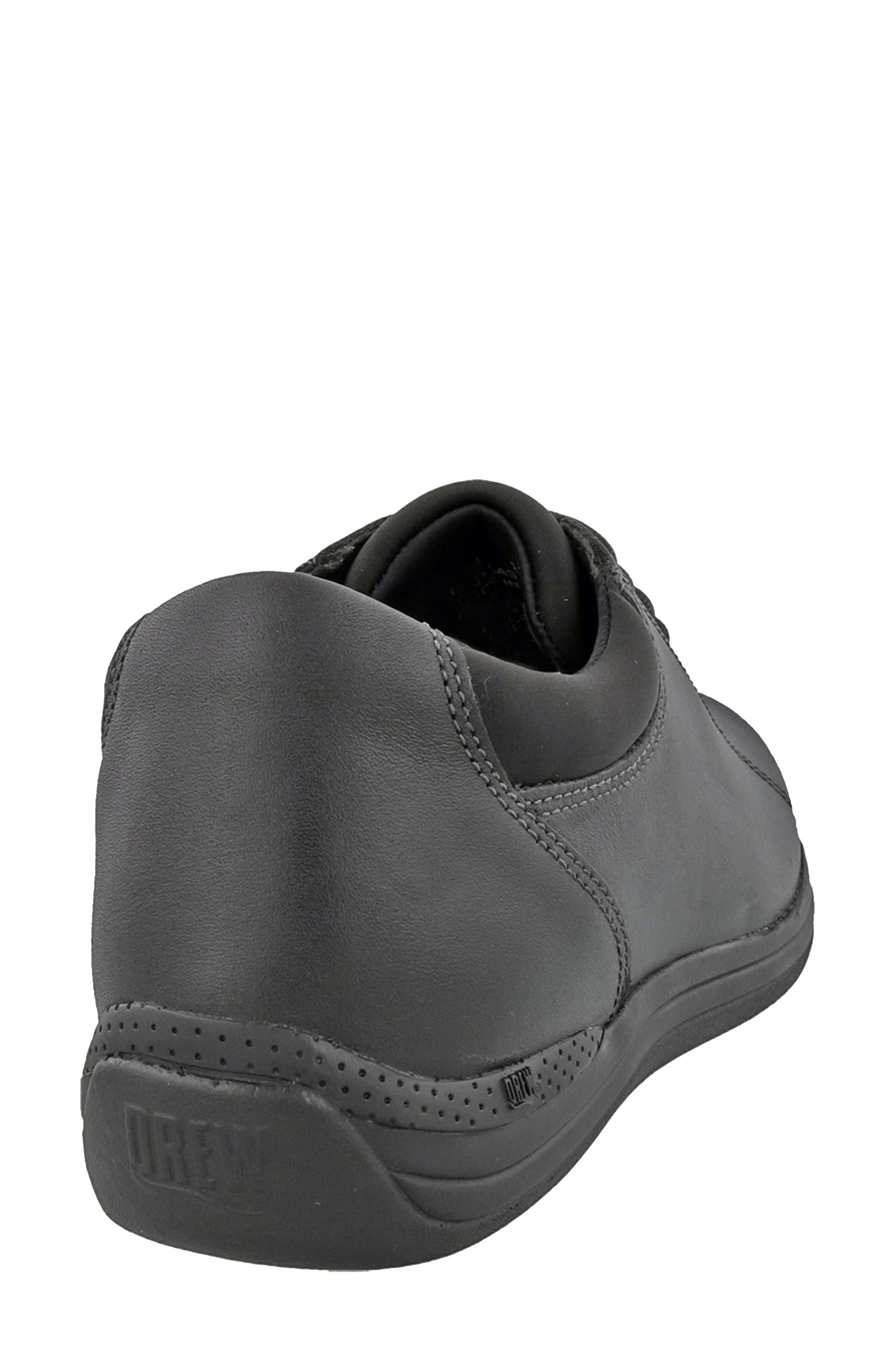 Tulip Leather Sneaker, Alternate, color, BLACK CALF