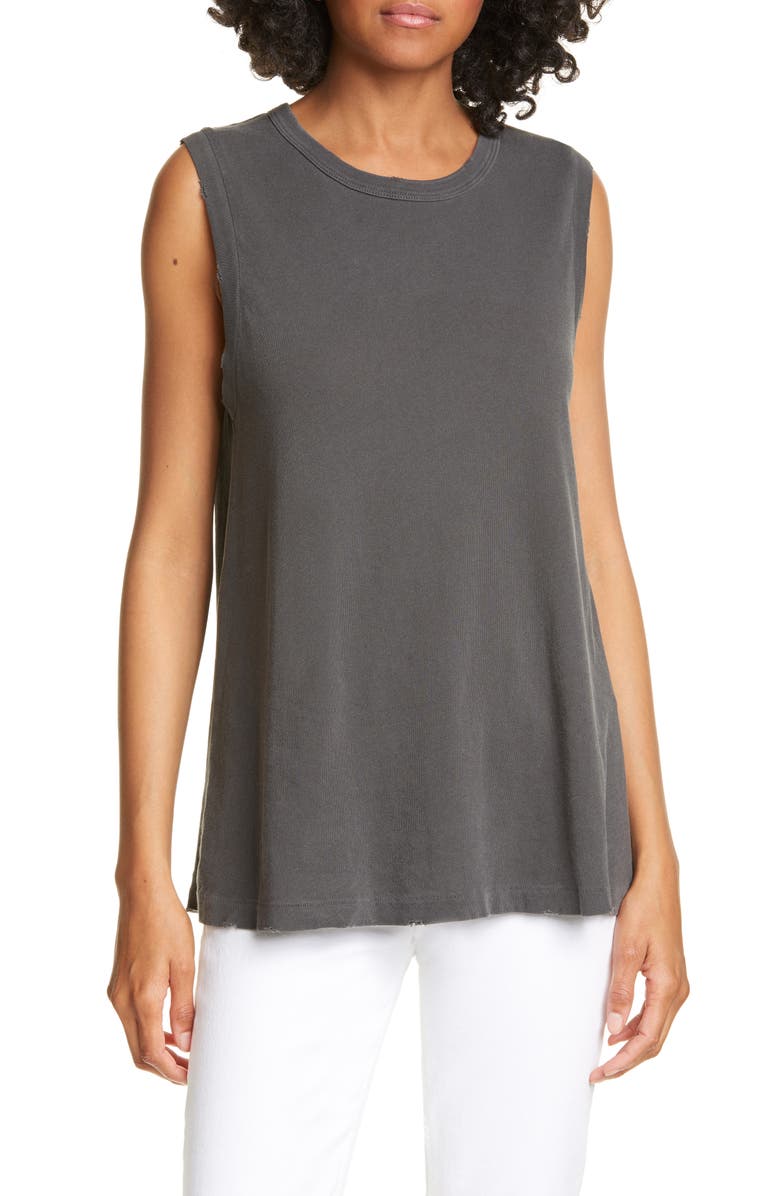 THE GREAT. 'The Sleeveless' Crewneck Tank, Main, color, 