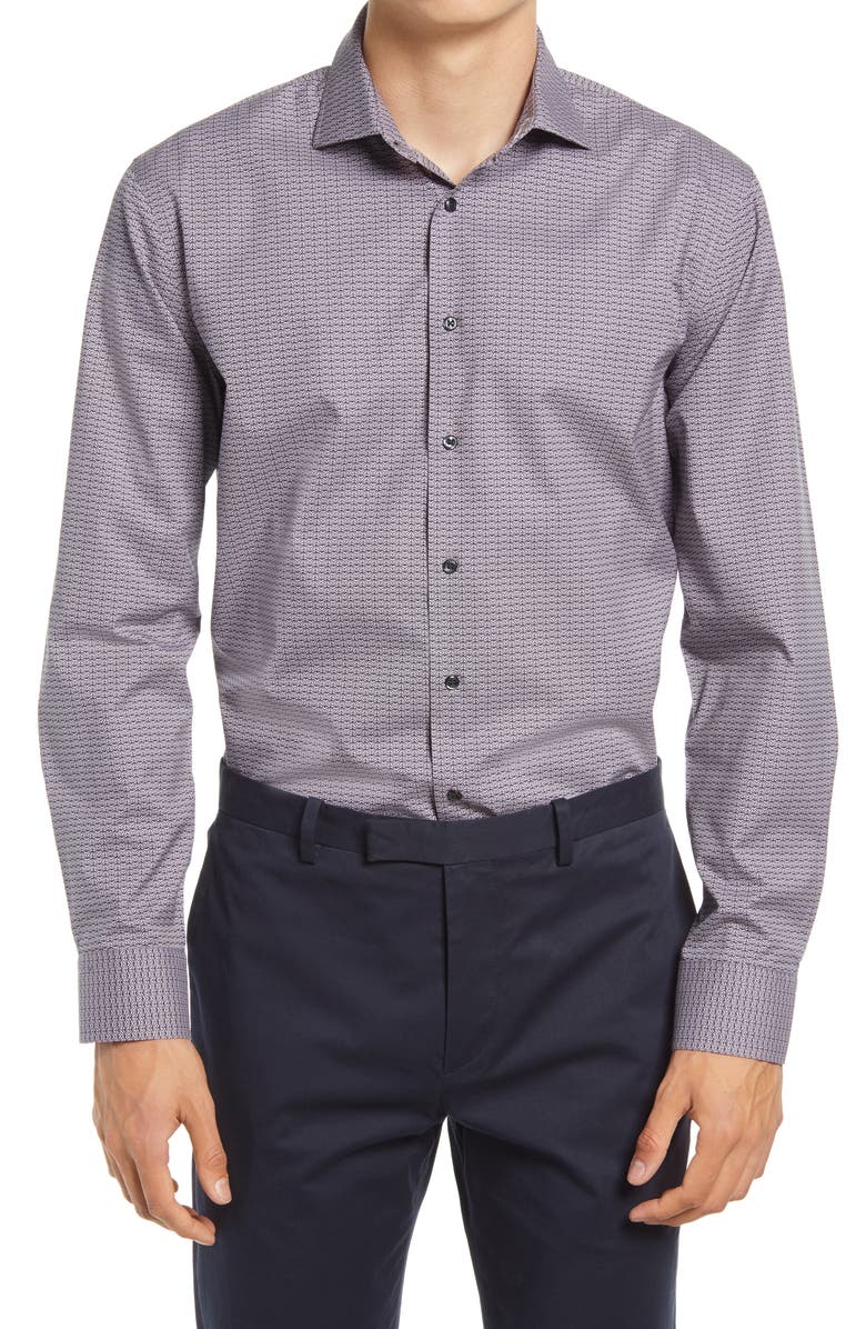Nordstrom Trim Fit Non-Iron Stretch Dress Shirt | Nordstrom
