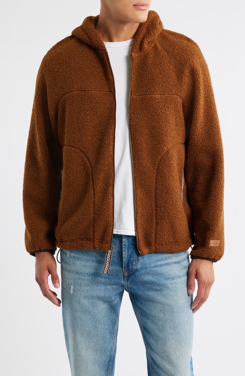 UGG<sup>®</sup> UGGbraid Hoodie, Main, color, Deco