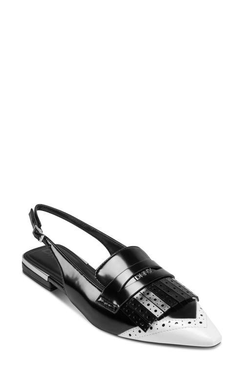 Dkny Caxine Slingback Penny Loafer Flat In Multi