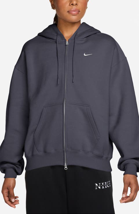 Oversized Fleece Full Zip Hoodie