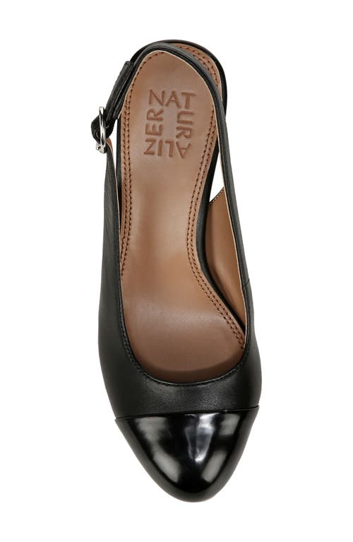 Naturalizer Banks-sling Slingbacks In Black