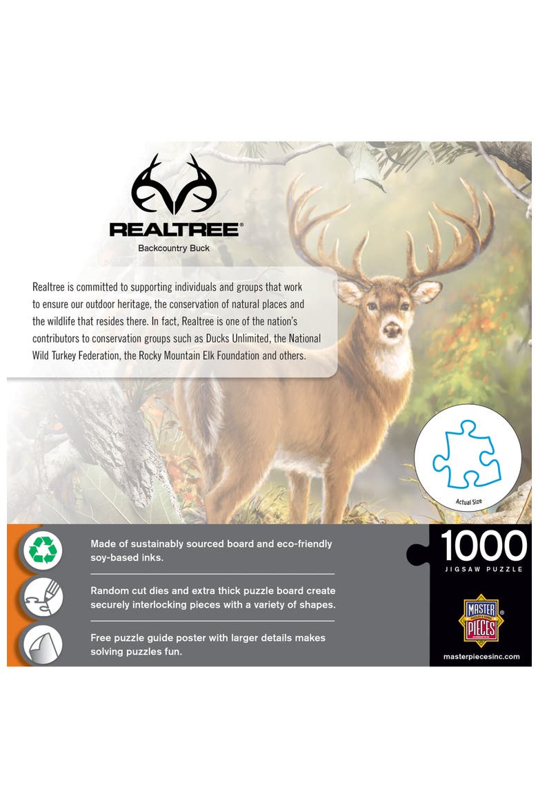 Backcountry Buck 1000 Piece Puzzle, Alternate, color, Multicolor