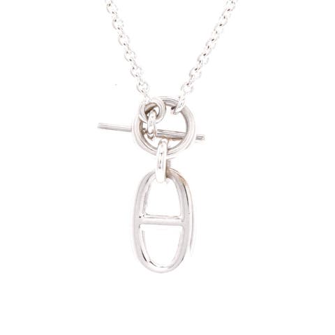 Chaine d'Ancre Pendant Necklace Sterling Silver