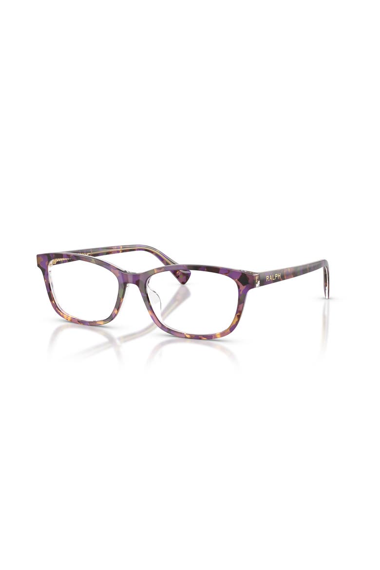 53mm Rectangle optical glasses, Main, color, Tortoise