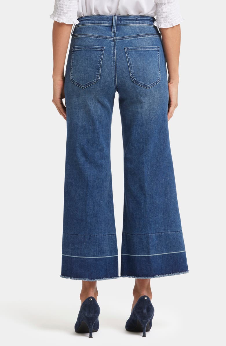 NYDJ Mia Shadow Hem Ankle Palazzo Jeans, Alternate, color, Stone Bridge