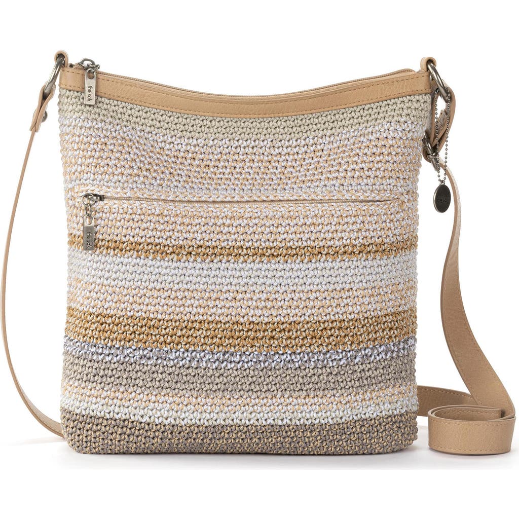 The Sak Lucia Crossbody Bag In Sand Stripe