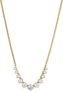Nadri Perfect Graduated Cubic Zirconia Necklace