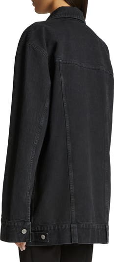 Khaite Ross Oversize Denim Trucker Jacket | Nordstrom