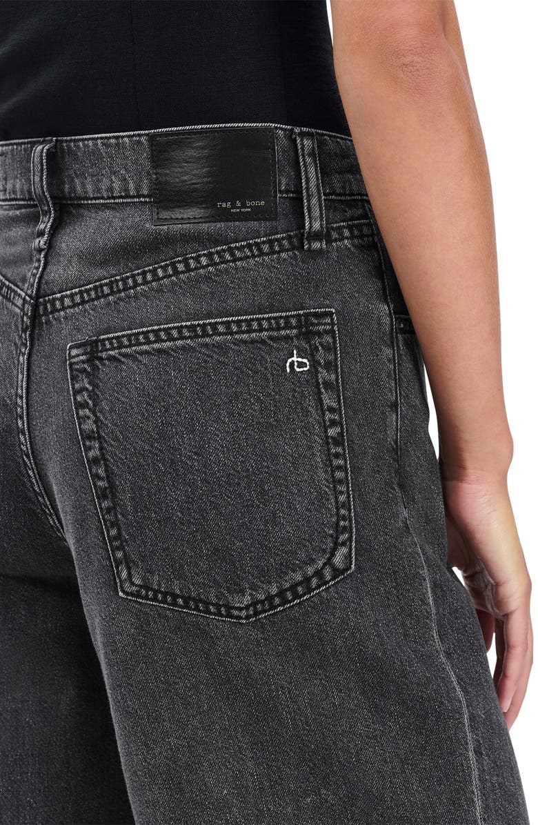 rag & bone Andi High Waist Ankle Wide Leg Jeans, Alternate, color, 
