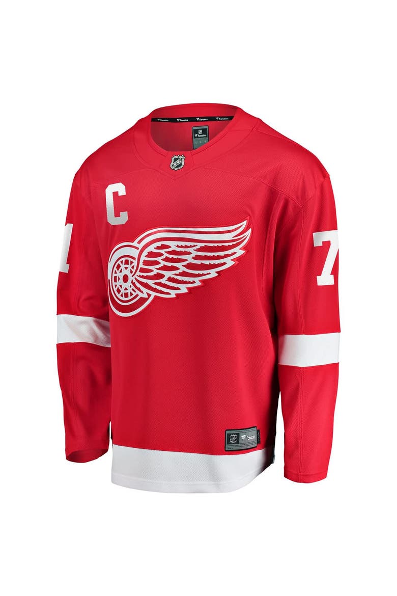 Men's Fanatics Dylan Larkin Red Detroit Red Wings 2023/24 Captain Breakaway Player Jersey, Alternate, color, Red