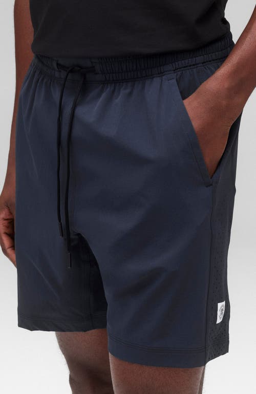 Reigning Champ 7-inch Performance Nylon Training Shorts In Navy