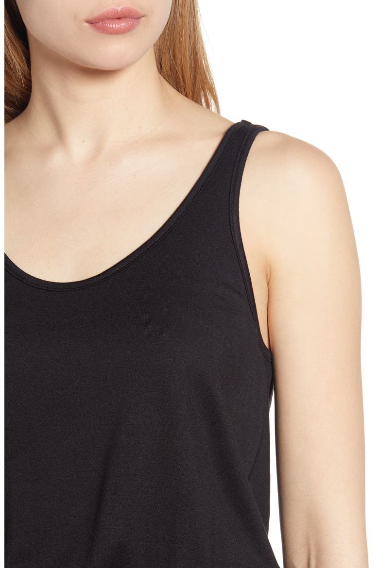 Gibson x Hi Sugarplum! Seaside Soft Jersey Lounge Romper (Nordstrom Exclusive), Alternate, color, BLACK
