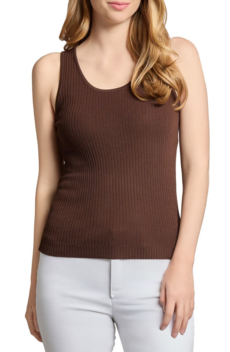 Jones New York Sutton Rib Sweater Tank, Main, color,