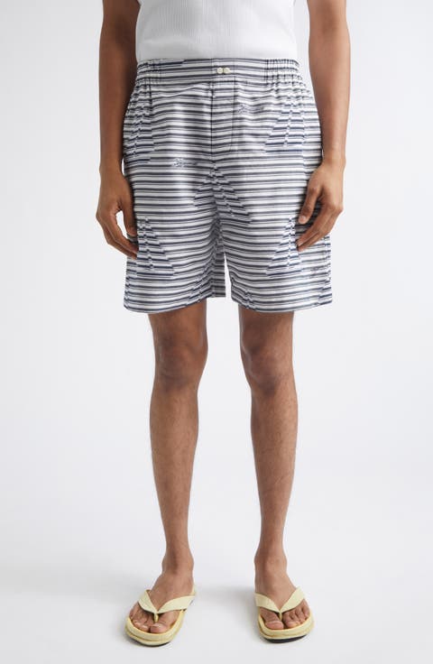 The Caleçon Cotton Jacquard Shorts