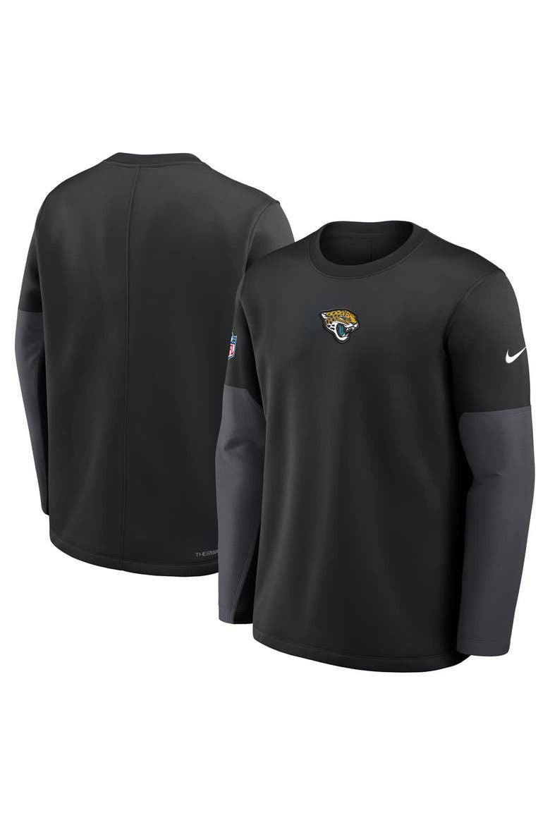 Men's Nike Black Jacksonville Jaguars Sideline Scripted to Win Performance Long Sleeve T-Shirt, Alternate, color, Black