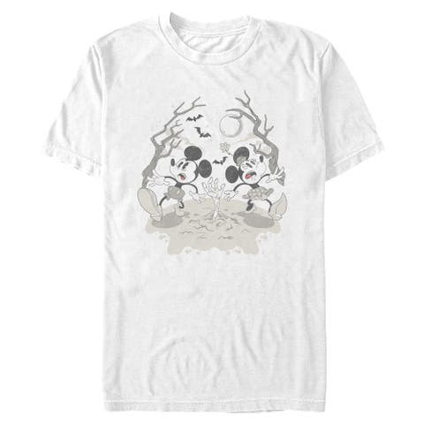 Mens Mickey & Friends Distressed Zombie Adventure T Shirt