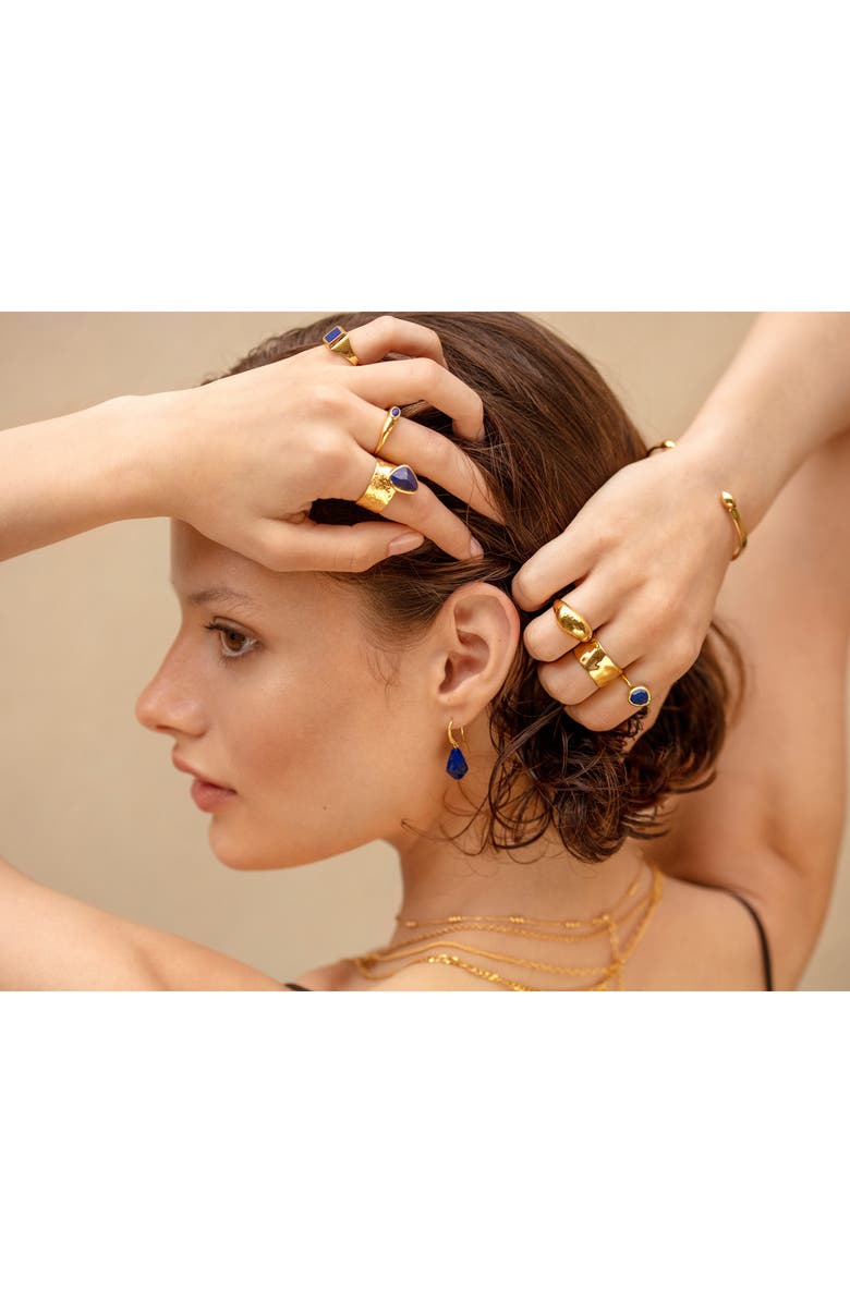 Monica Vinader Siren Semiprecious Stone Stacking Ring, Alternate, color, 18Ct Gold On Sterling Silver