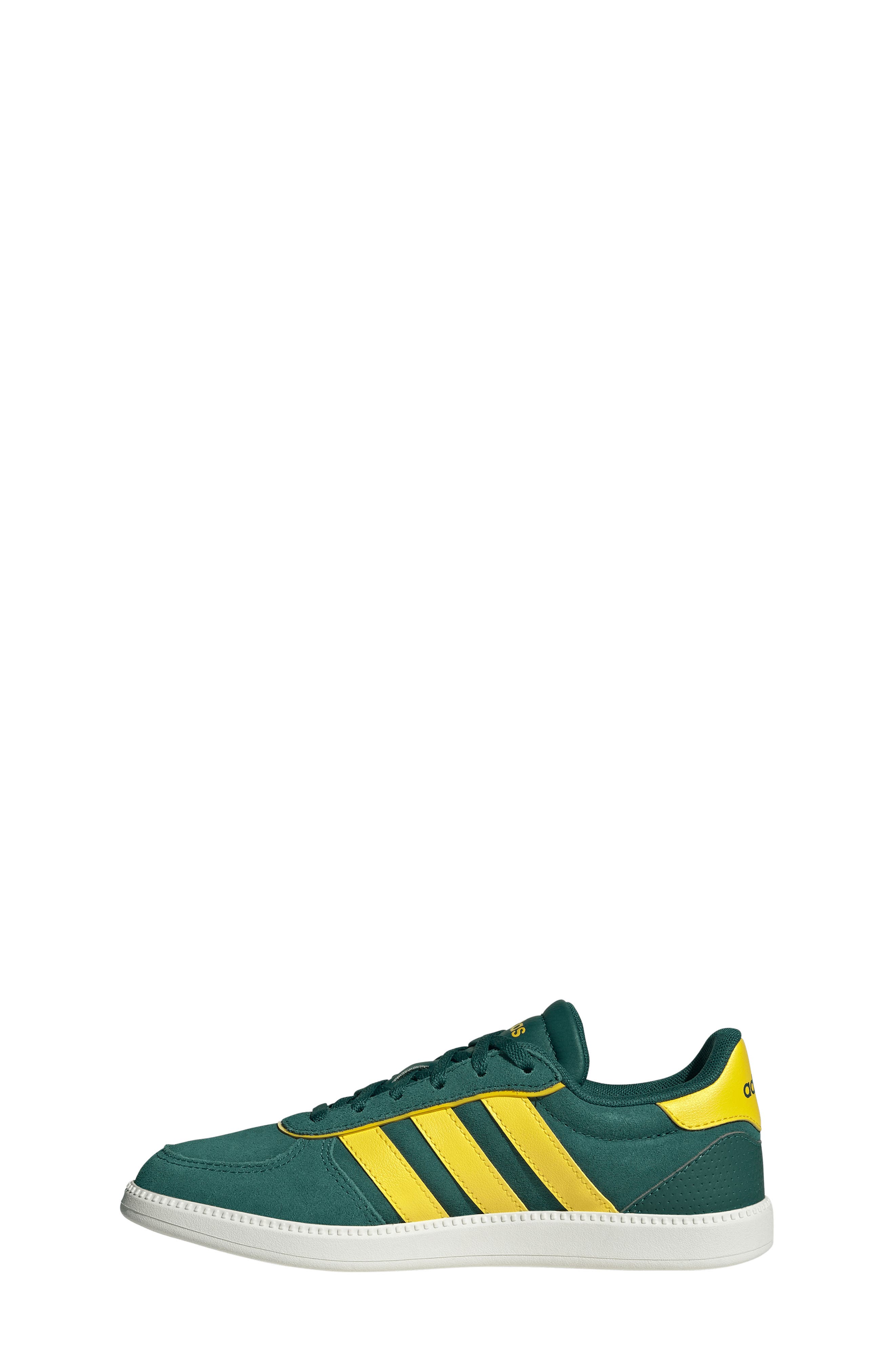 adidas Kids' Breaknet Sleek Sneaker, Alternate, color, Green/ Yellow/ Off White