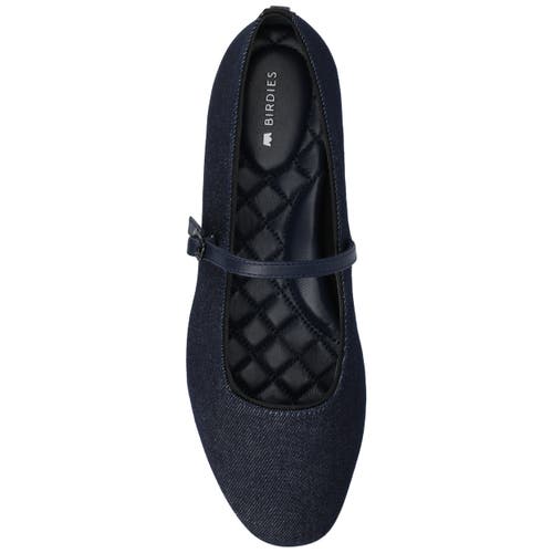 Birdies The Hummingbird Mary Janes Denim In Blue