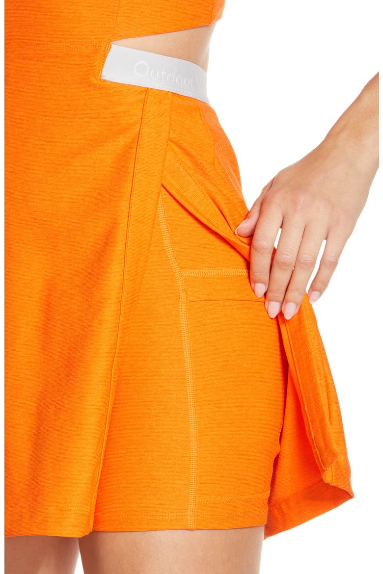 Court Cutout Tennis Dress, Alternate, color, CLEMENTINE